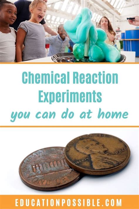 Really Cool Chemical Reaction Experiments You Can Easily Do at Home | Middle school chemistry ...