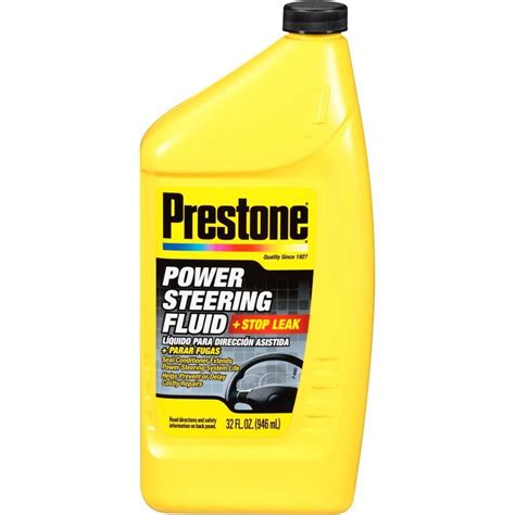 Prestone 32 oz. Power Steering Fluid with Stop Leak-AS263Y - The Home Depot