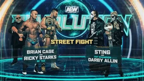 Sting & Darby Allin vs. Brian Cage & Ricky Starks set for AEW Revolution