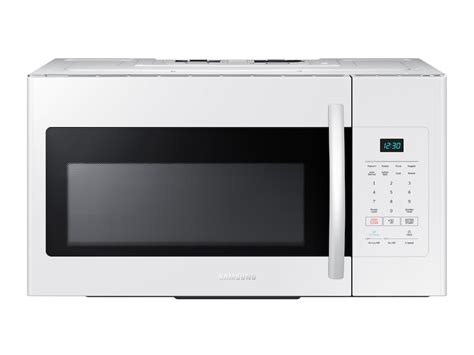 1.6 cu. ft. White Over-the-Range Microwave (ME16H702SEW) | Samsung US