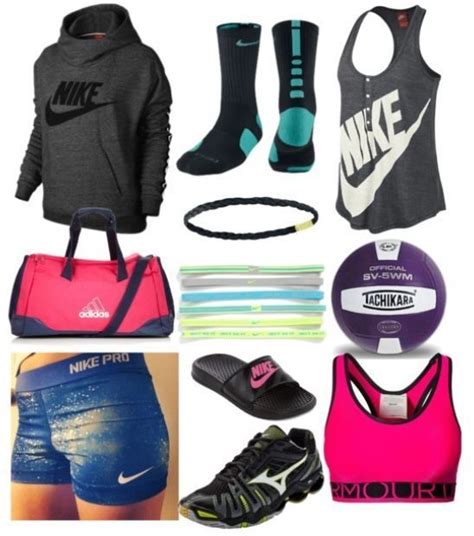 Volleyball practice outfit ~via polyvore | Practice outfits, Soccer outfits, Sport outfits