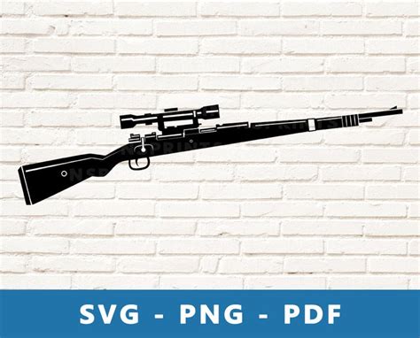 Rifle SVG Rifle PNG Rifle Clipart Hunting Rifle Cut File - Etsy