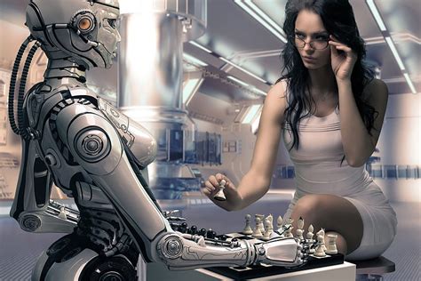 Digital Art Robot Women Chess, ai robot HD wallpaper | Pxfuel