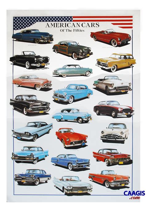 American Cars of the 50s | American classic cars, Classic cars, Vintage ...