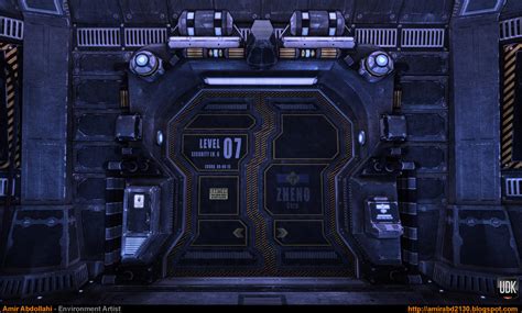 Sci-Fi Corridor v.1 - Close-Up 1 [UDK] by amirabd2130 on DeviantArt