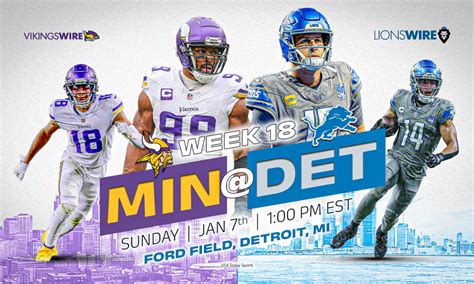 Lions vs. Vikings: Last-minute thoughts and final…