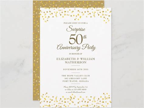 The Best 50th Anniversary Invitations for Your Party