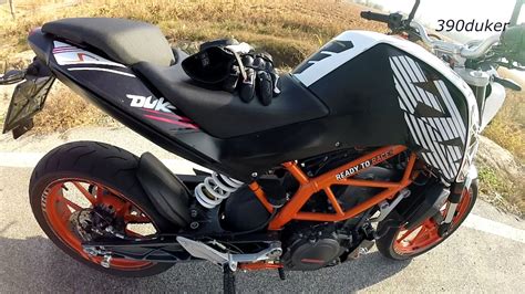 KTM Duke 390 Sound & Acceleration - Original modifed exhaust - YouTube