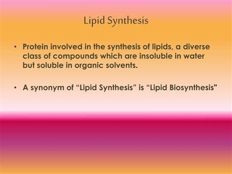 PPT - Group 6: Cell structure and function (Lipid Synthesis) PowerPoint Presentation - ID:2272736