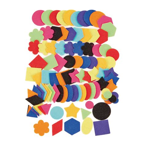 HC1564049 - Classmates Self Adhesive Felt Shapes - Pack of 100 | Findel ...