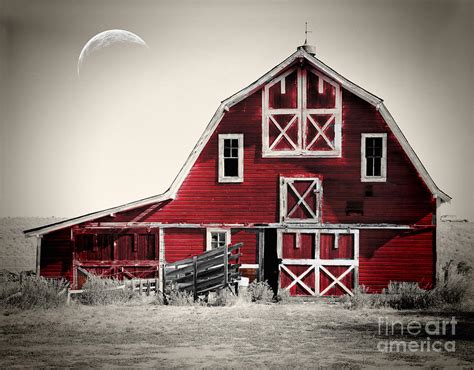 Luna Barn Painting by Mindy Sommers