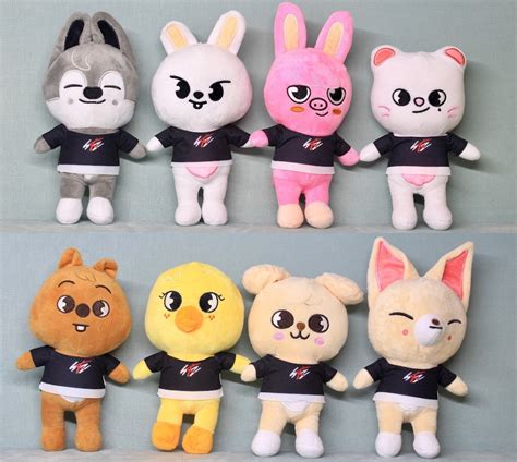 Skzoo Plushies Plush Kpop Dolls Stray Kids Dolls SKZ Merch - Etsy New Zealand