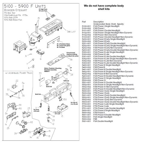 Instructions & Parts Drawings