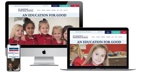 St. Martin's Episcopal School Website | Design TLC