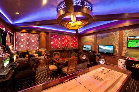 Man Cave Design Ideas and Furniture - Impressive Interior Design | Game room design ...