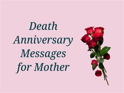 45+ Death Anniversary Messages for Mother - Remembrance Condolence ...