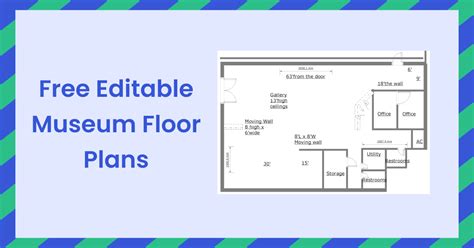 Free Editable Museum Floor Plans | EdrawMax Online