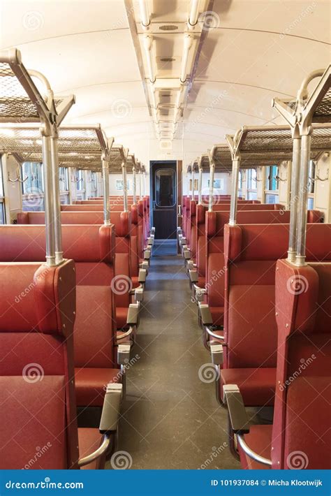 Emtpy Interior of an Old Dutch Train Stock Photo - Image of vintage, passenger: 101937084