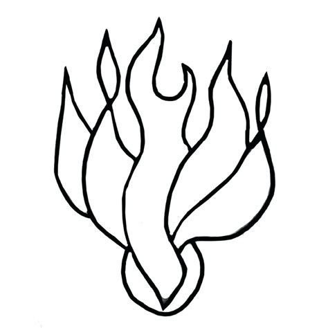 Flames Drawing at GetDrawings | Free download