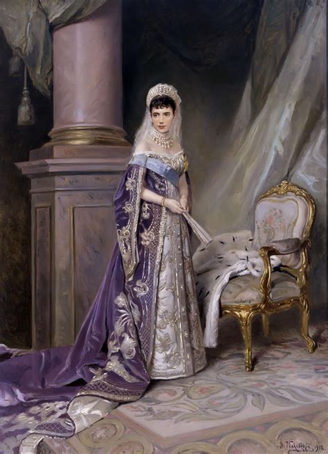 1885 Maria Feodorovna by Vladimir Makovsky (Gatchina Palace, Gatchina Russia) | Grand Ladies | gogm