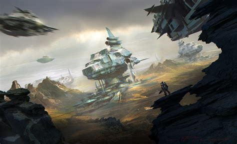 ArtStation - Concept art- Landmark airship