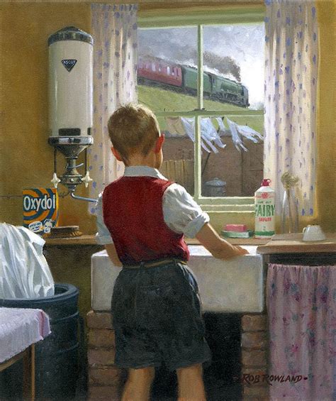 Railway Paintings by Rob Rowland GRA in 2024 | Nostalgic art, Nostalgia ...