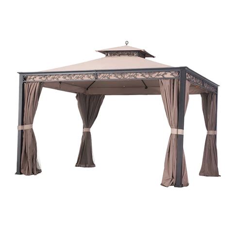 Sunjoy Bryan 10x12 Soft Top Gazebo | The Home Depot Canada