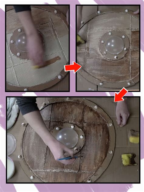 Tutorial: How to Make "Wooden" Shield for Costumes