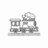 Premium Vector  coloring Book electric train sketch template