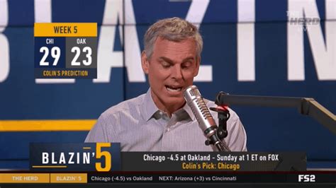 Colin Cowherd Blazing Five NFL 2019 Week 5 Picks On Fox Sports