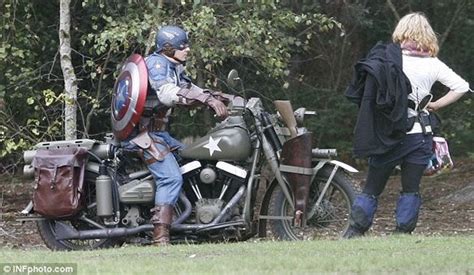 First Images of (Chris Evans’ Stunt Double as) Captain America Hit the ...