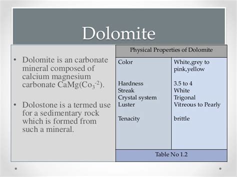 Dolomite