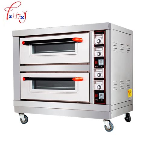 Commercial Electric oven baking oven 6400w double layers double plates ...