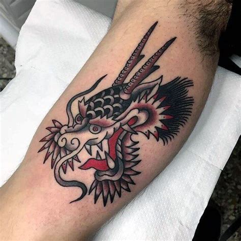 Chinese Dragon Face Tattoo | Best Tattoo Ideas