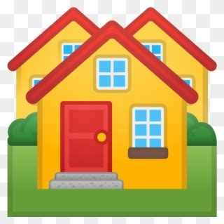 Old House - Broken House Emoji Clipart (#1594227) - PinClipart