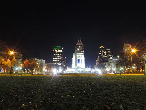 Downtown Indianapolis Skyline at Night Photograph by Cityscape ...