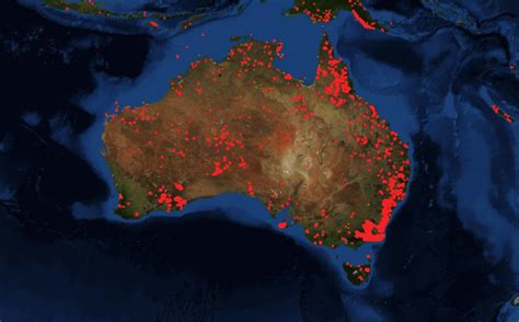 What to know about the maps showing the Australia fires