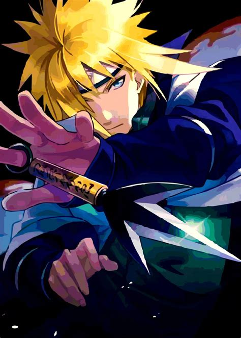 Minato Comics Poster Print | metal posters - Displate in 2020 | Naruto ...