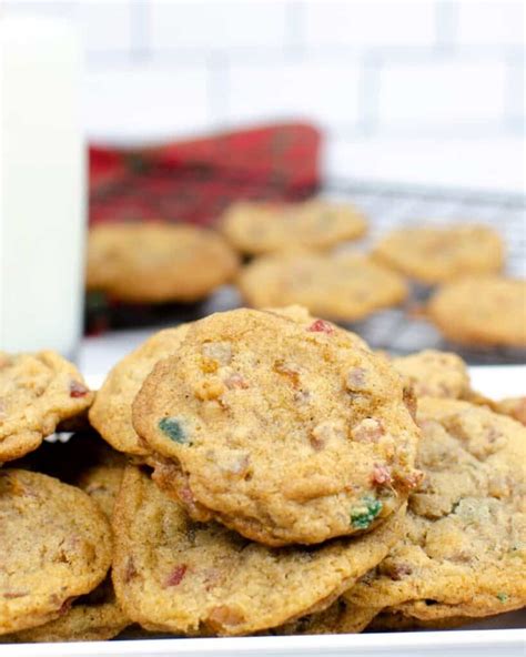 Easy Fruitcake Cookies Recipe - Everyday Eileen