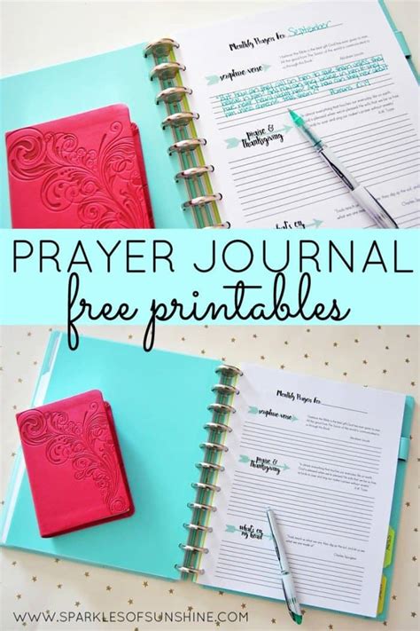 FREE Printable Prayer Journal