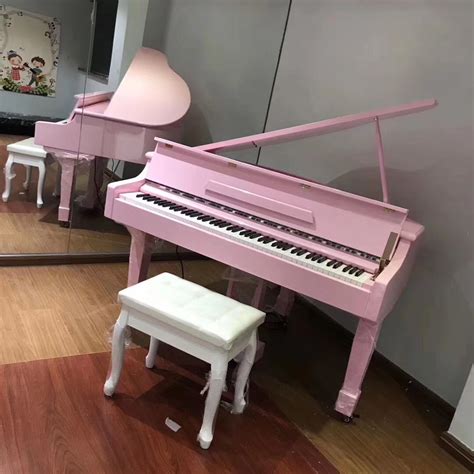 Digital Grand Piano, Pink Polished | Klavier, Klaviertasten