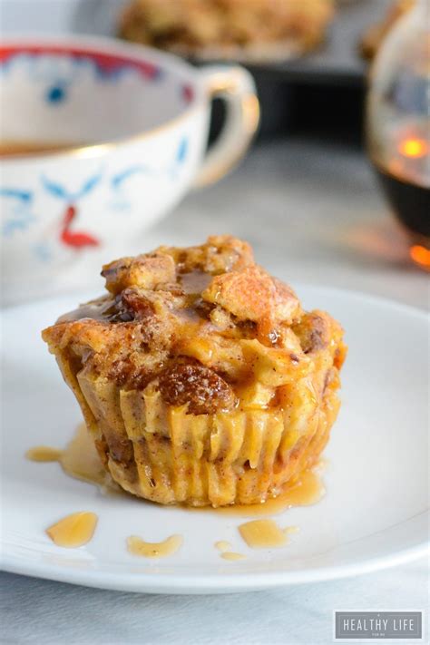 Bread Pudding Muffins - A Healthy Life For Me