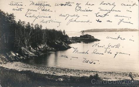 Christmas Cove Maine Postcard