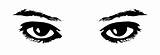 Free Eyes Black And White Clipart Download  sketch template