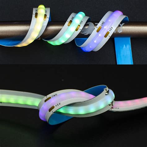 Addressable RGB PIXEL COB LED Strip Light Factory