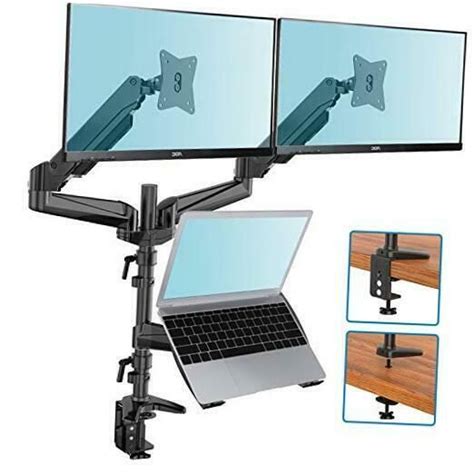 30 Days Return Policy Fast Delivery Trusted seller Monitor and Laptop Mount, Gas Spring Dual ...