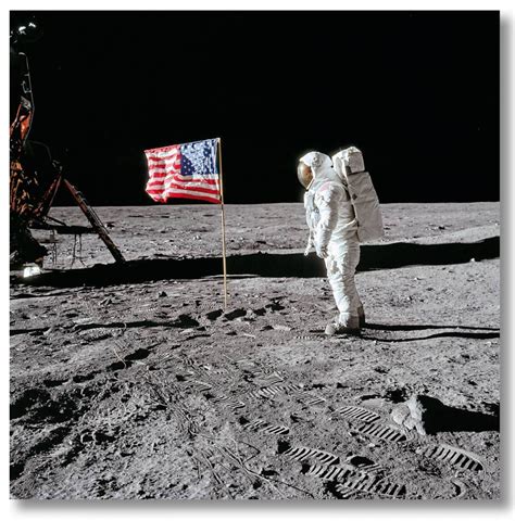 Buzz Aldrin Apollo 11 Flag On The Moon Available For Immediate Sale At ...