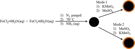 Schematic of the synthesis procedures for the magnetic nanomaterials | Download Scientific Diagram