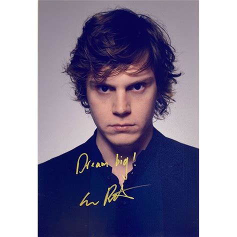 Autograph Signed Evan Peters Photo