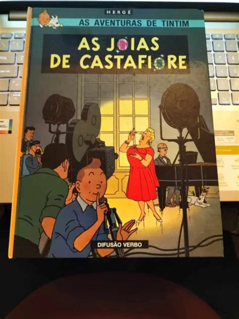 TINTIN ALBUM PORTUGUESE Comics 2003 As Joias de Castafiore Hergé Hardcover EUR 29,12 - PicClick IT